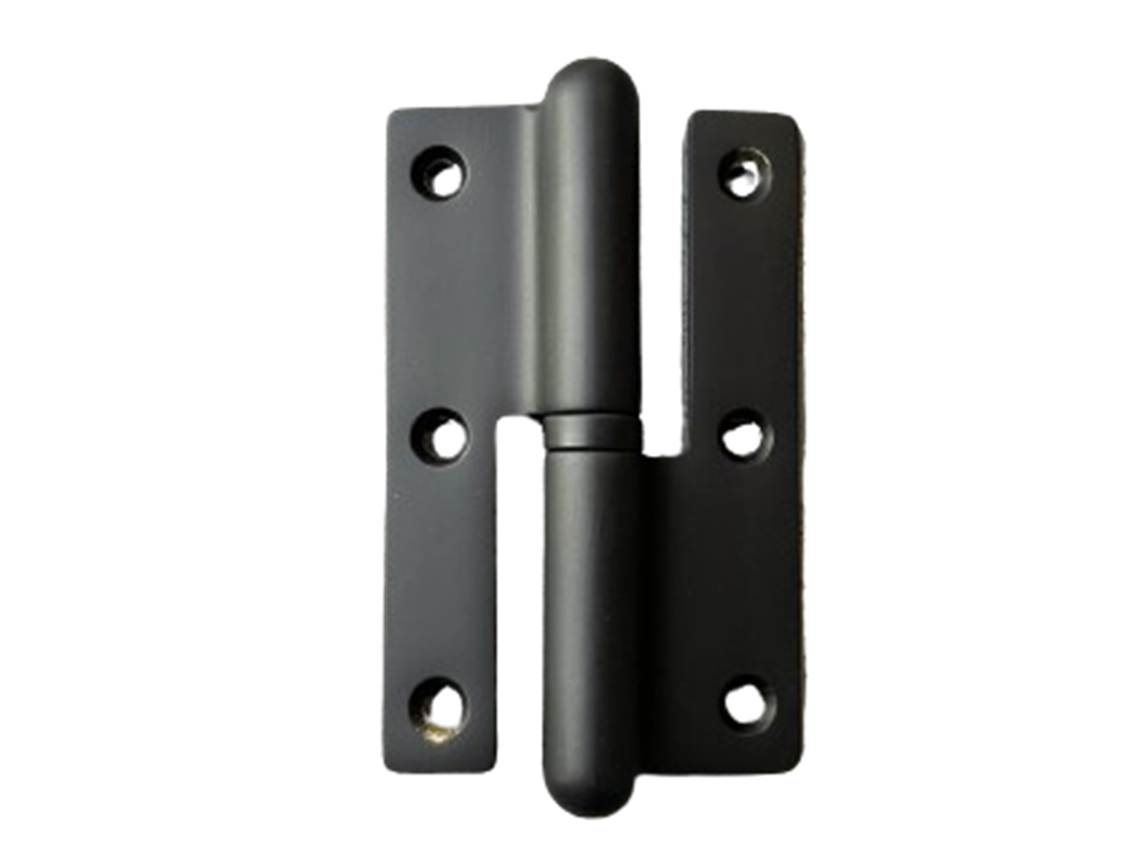 Cerniera a Libro Bordo Quadro mm.100x65 Nero Opaco Ral 9005 DX o SX  Bonel - immagine 2